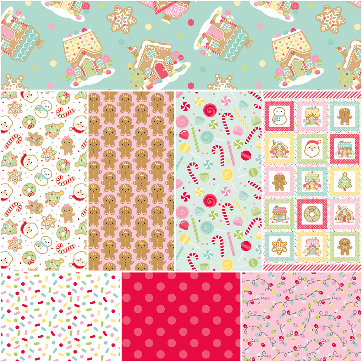 Reserve Now -Gingerbread Kisses Fat Quarter Bundle