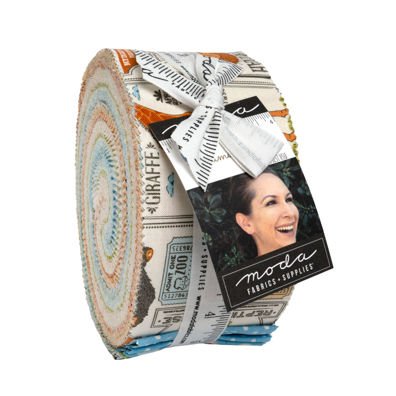 Animal Park Fun Jelly Roll– Stacy Iest Hsu for Moda Fabrics -Ships in January