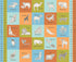 Animal Park Fun Block Panel Multi by Stacy Iest Hsu 36x44