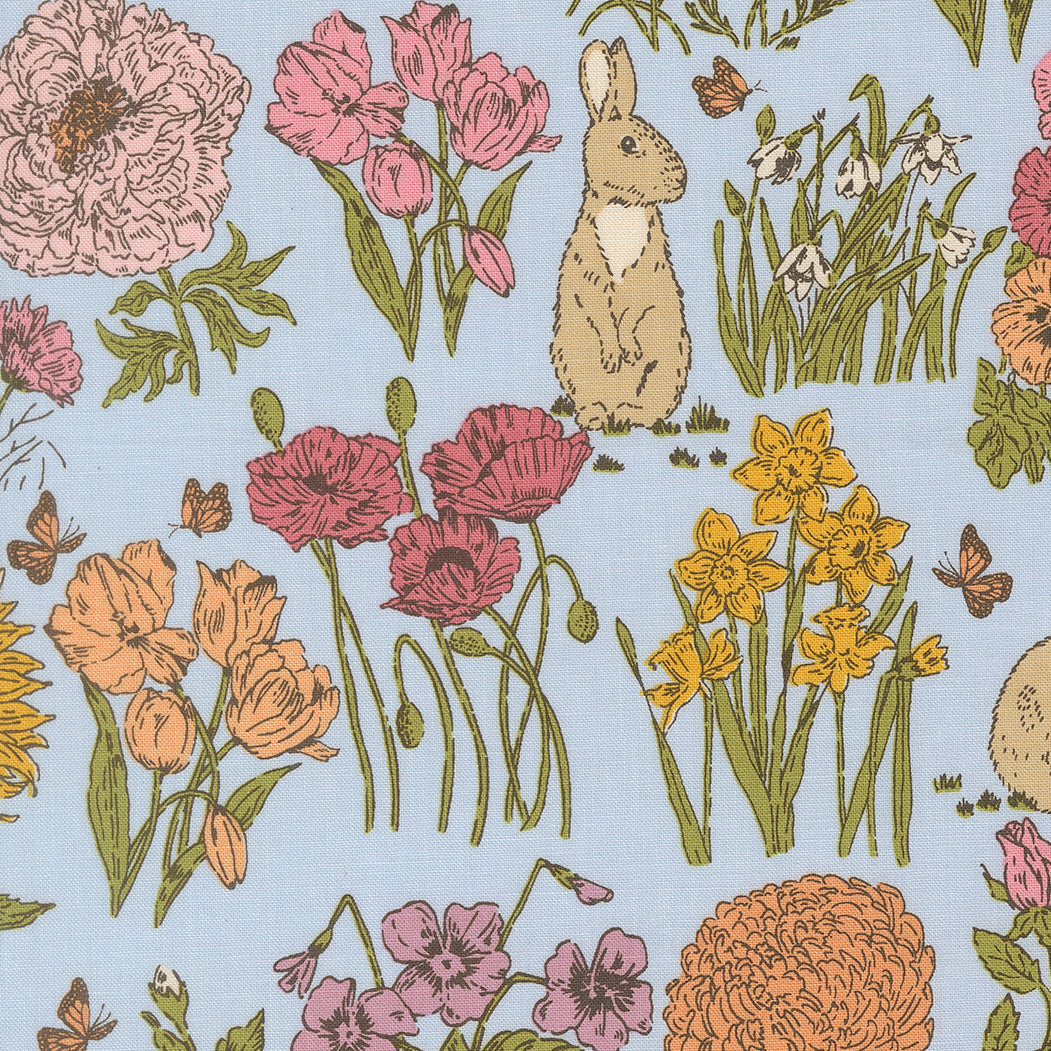 Preorder–Arriving August 2026 |My Secret Garden Fat Quarter Bundle 27 Fat Quarters + One Panel by Stacy Lest Hue for Moda Fabrics