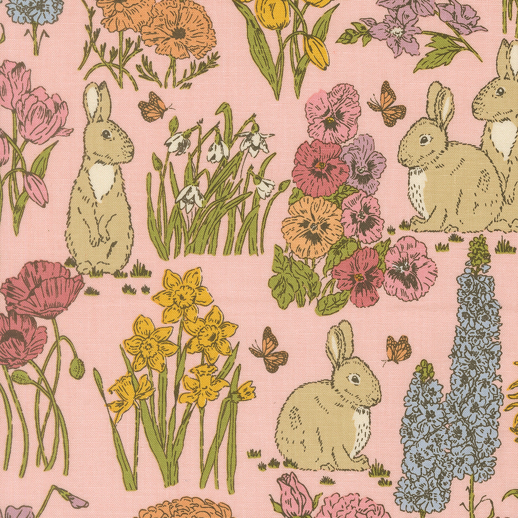 Preorder–Arriving August 2026 |My Secret Garden Fat Quarter Bundle 27 Fat Quarters + One Panel by Stacy Lest Hue for Moda Fabrics