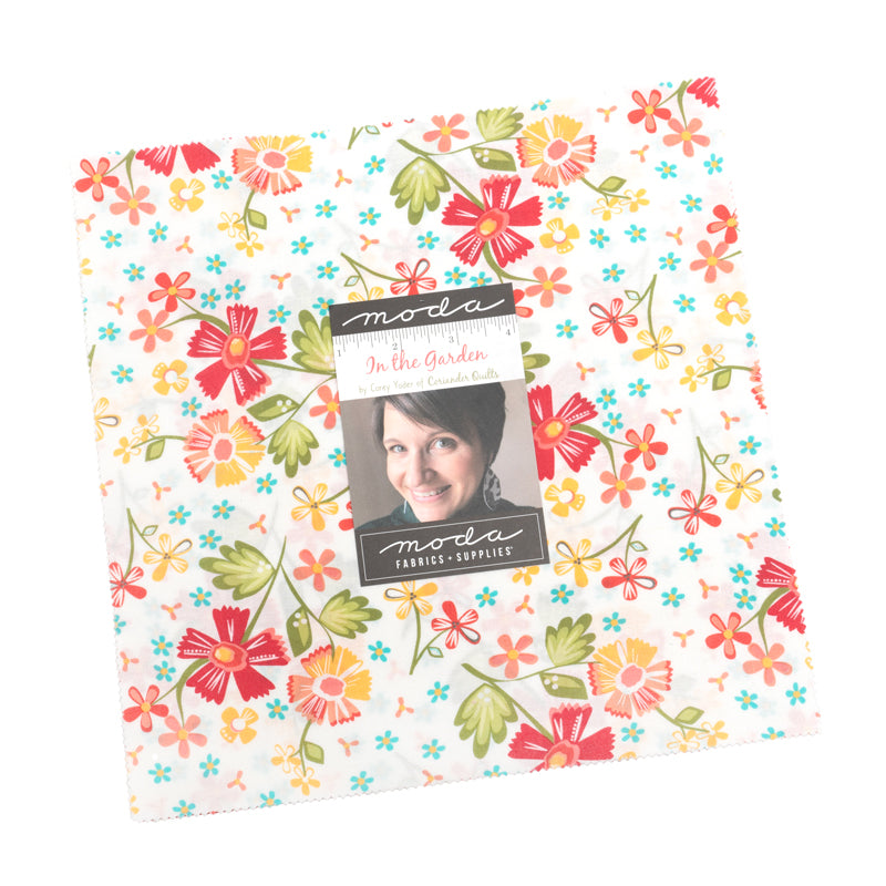 In the Garden Layer Cake by Corey Yoder and Moda – 42 10x10 Squares - Ships in November