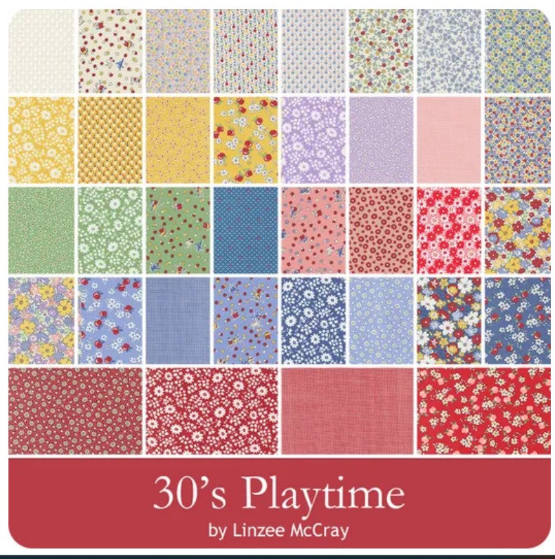 30s Playtime Fat Quarter Bundle Linzee McCray for Moda Fabrics Ships in October 2025