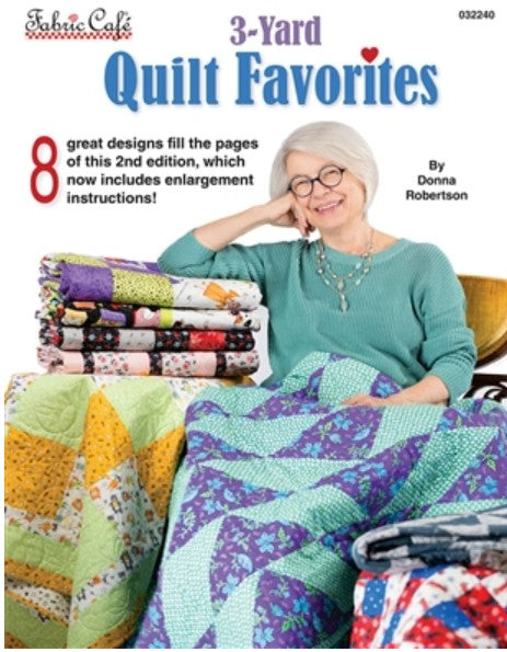 3-Yard Quilt Favorites Book by Fabric Cafe