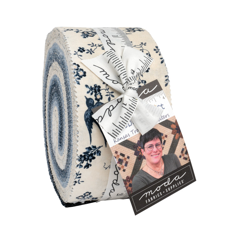 Bluebird’s Jelly Roll - Quarters- Kansas Troubles Quilters for Moda Fabrics