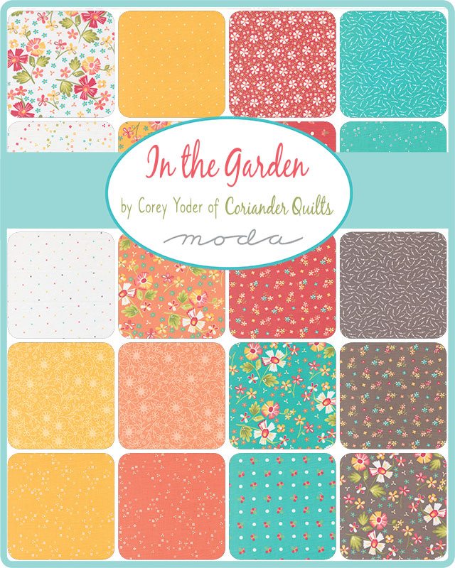 In the Garden Layer Cake by Corey Yoder and Moda – 42 10x10 Squares - Ships in November