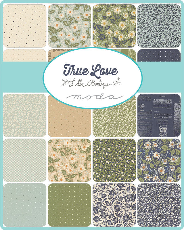 True Love Collection Fat Eighth Bundle, 31 Fat Eighths, designed by Lella Boutique for Moda, preorder expected shipping is May 2026