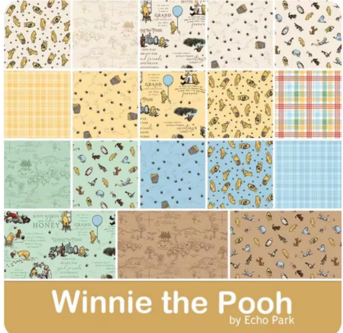 Balloon Release quilt kit featuring Winnie the Pooh from Riley Blake Designs 52x64