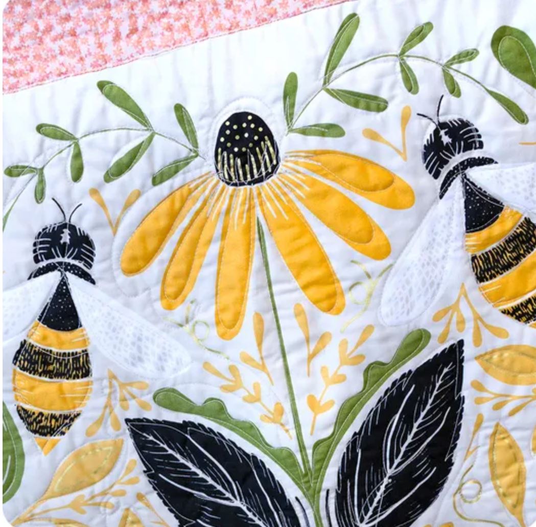 🐝 Bee Garden Quilt Kit –Get Yours Now!