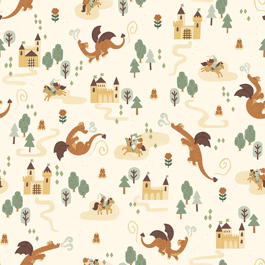 Faraway Kingdom Fabric 5 Inch Stacker by Natalia Juan Abelló for Riley Blake