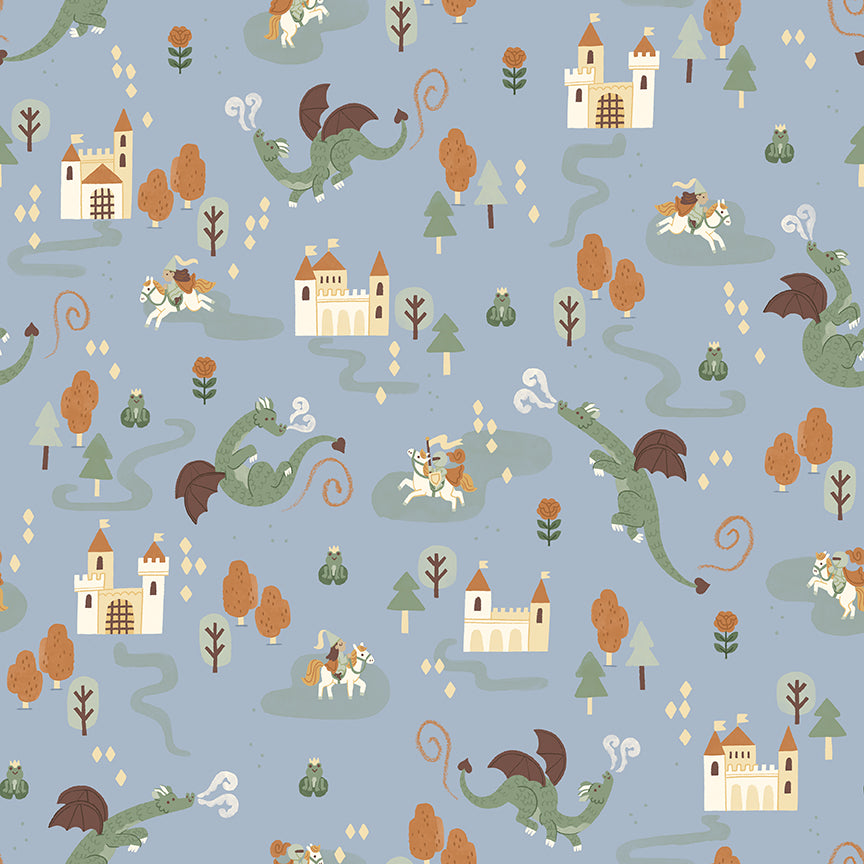Faraway Kingdom Fabric 5 Inch Stacker by Natalia Juan Abelló for Riley Blake