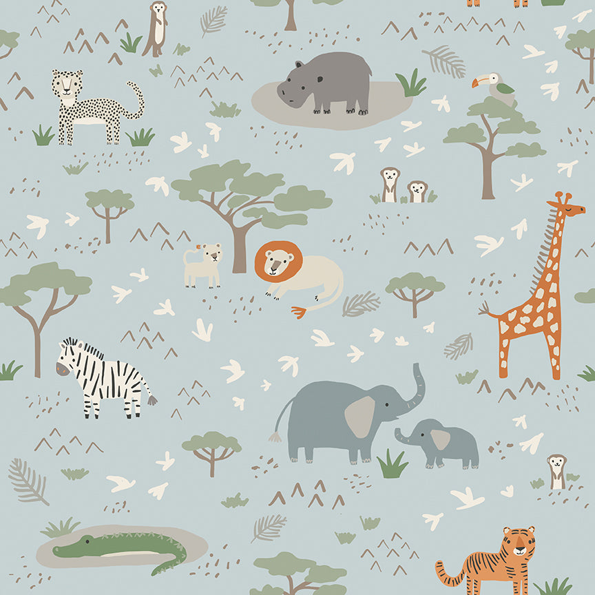 Leo & Savannah Fat Quarter Bundle -21 Precut Fabrics -Deena Rutter  Riley Blake - Safari Collection ships in April