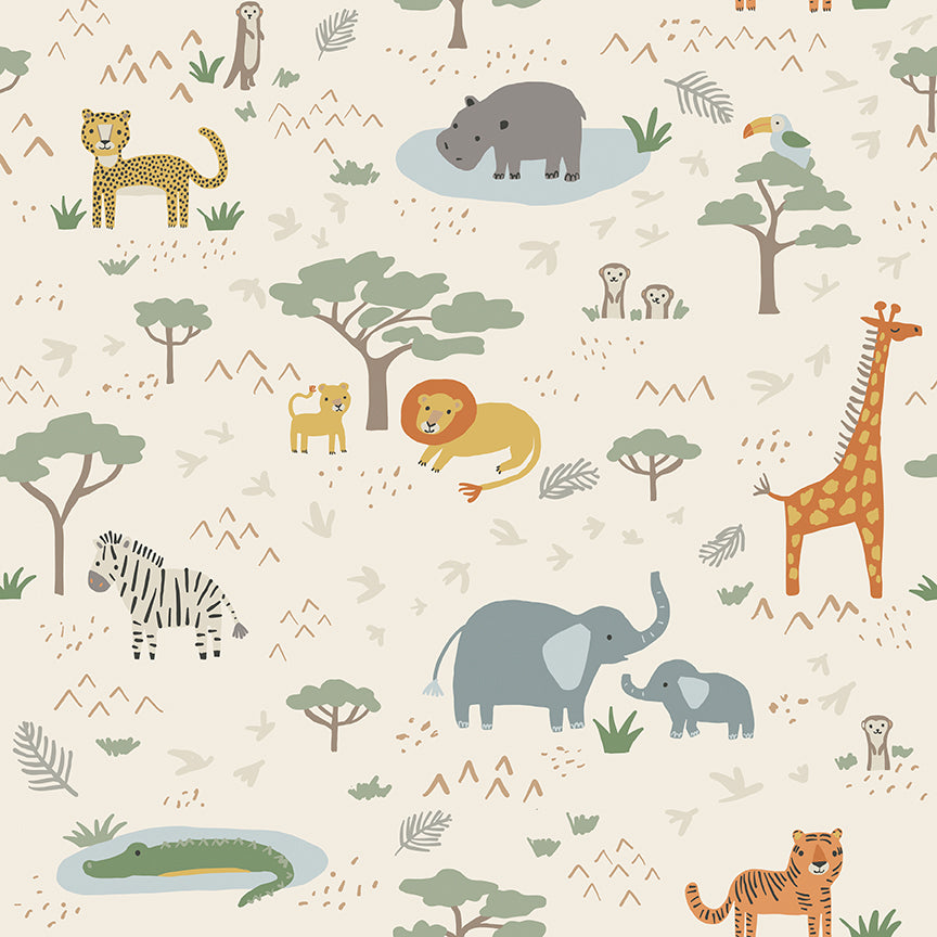 Leo & Savannah Fat Quarter Bundle -21 Precut Fabrics -Deena Rutter  Riley Blake - Safari Collection ships in April