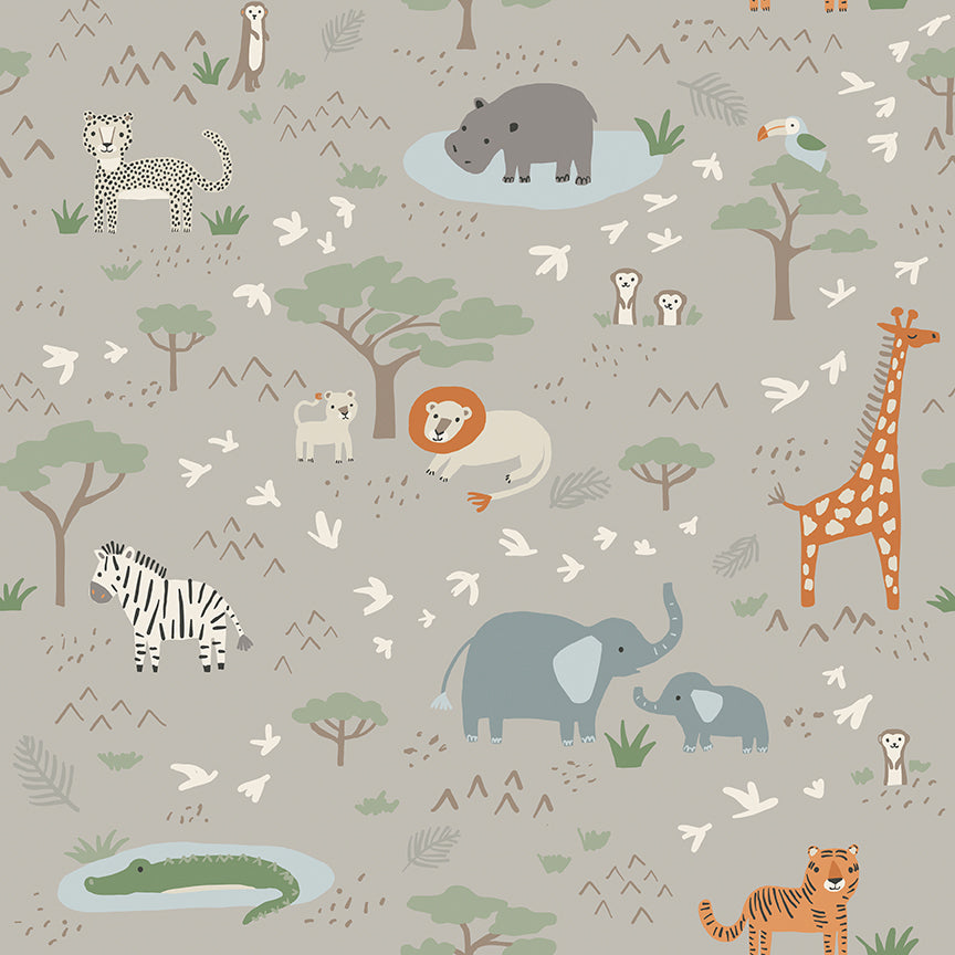 Leo & Savannah Fat Quarter Bundle -21 Precut Fabrics -Deena Rutter  Riley Blake - Safari Collection ships in April