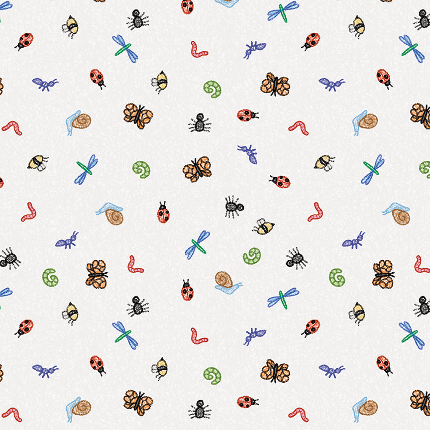 Preorder- Colorful Critters Rolie Polie – Riley Blake Designs – Preorder Ships in June