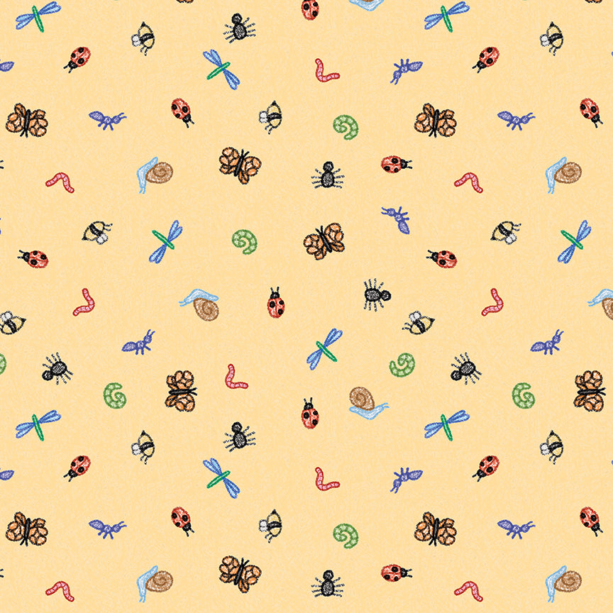 Preorder- Colorful Critters Rolie Polie – Riley Blake Designs – Preorder Ships in June