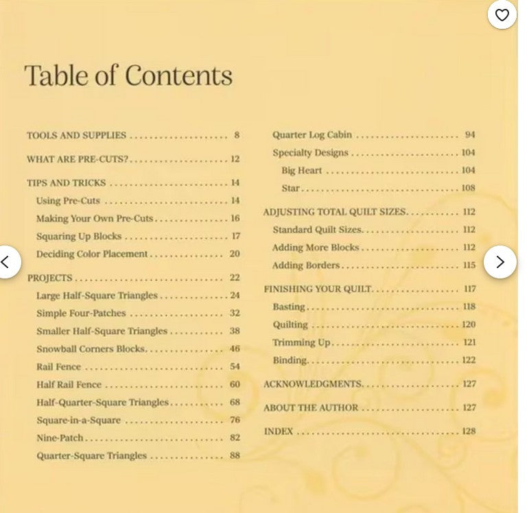 10-Inch Square Quilt Block Book Carolina Moore #L1359T