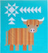 Cattle Call Quilt Kit by Art East Quilting Co. 40x45 -  The Cattle Call quilt kit is udderly adorable!