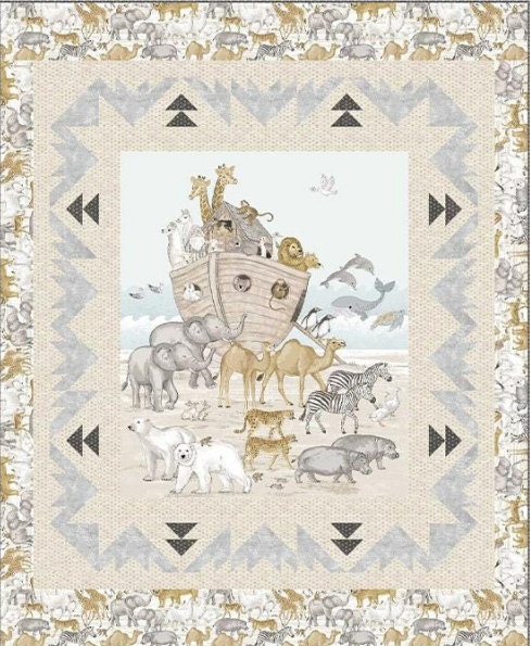 Chevron Shuffle Quilt Kit (64x78) featuring Two by Two by Deborah Edwards for Northcott Fabrics