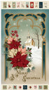 Christmas Greetings Digital Quilt Panel by Sandy Gervais for Riley Blake Designs – 23 1/2” x 43 1/2” – Shipping in May