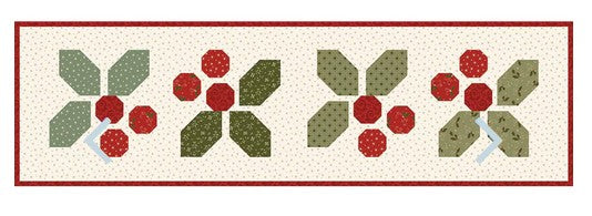 Holly-Day Cheer Runner Kit by Sandy Gervais for Riley Blake Designs – 14.25” x 52.5” – Ships June 2026