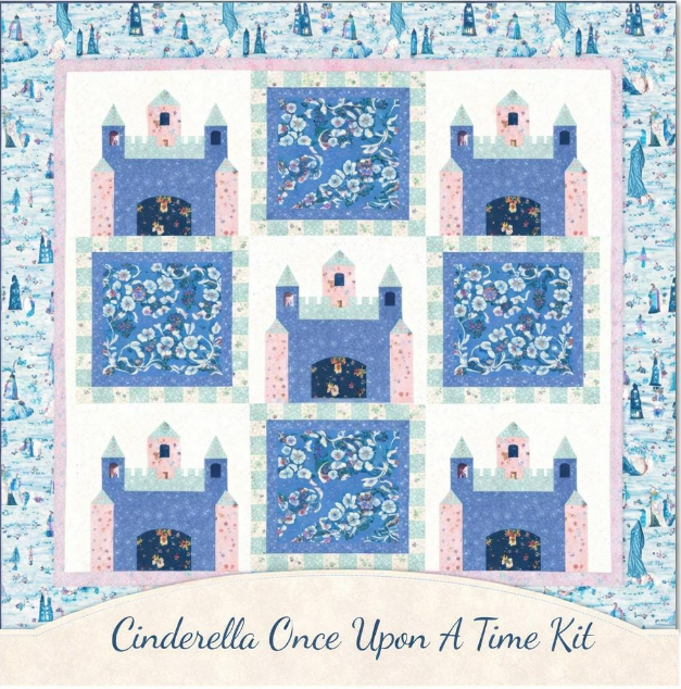 Coming Soon - Cinderella Once Upon a Time Quilt Kit 64 x 79, by Jill Howarth for Riley Blake Designs