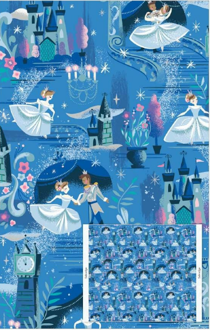 Coming Soon- Cinderella Wishes Happy Vibes Quilt Kit, by Jill Howarth 63 × 72.5