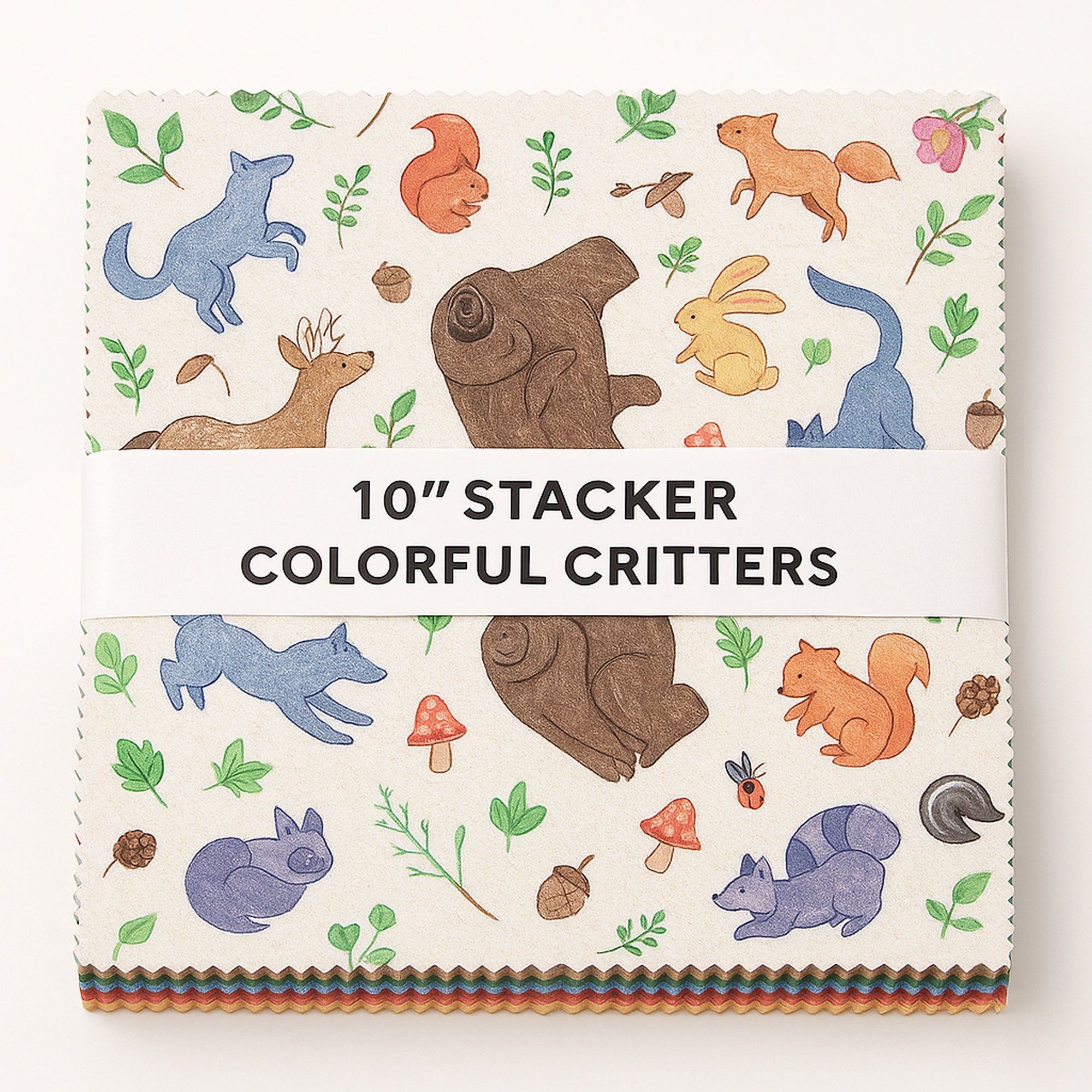 Preorder- Colorful Critters 10 Inch Stacker – Riley Blake Designs Ships in June