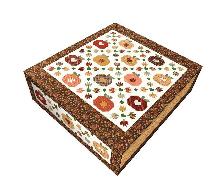 Cozy Autumn Boxed Quilt Kit by Beverly McCullough for Riley Blake Designs – 79” x 79” – Ships July 2026