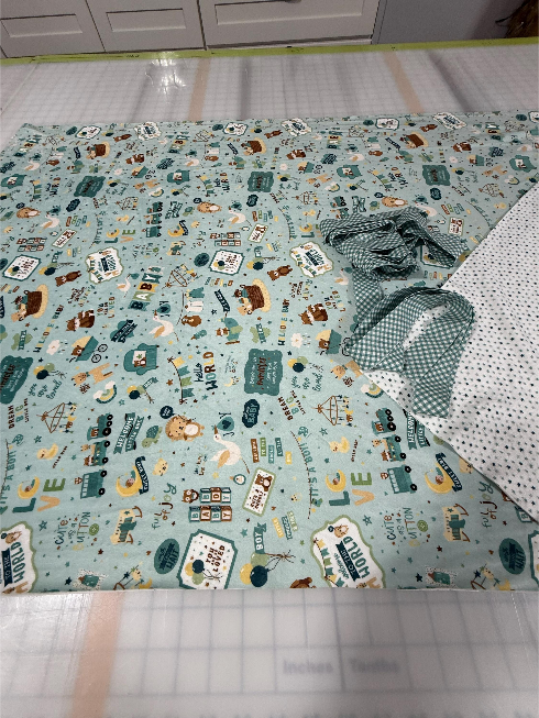 Double Lush Velvet Baby Boy Double-Sided Yardage – 36” x 60”