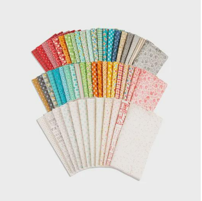 Farmer’s Daughter 1/2 Yard Bundle 54 Half Yard Cuts |Designed by Lori Holt for Riley Blake