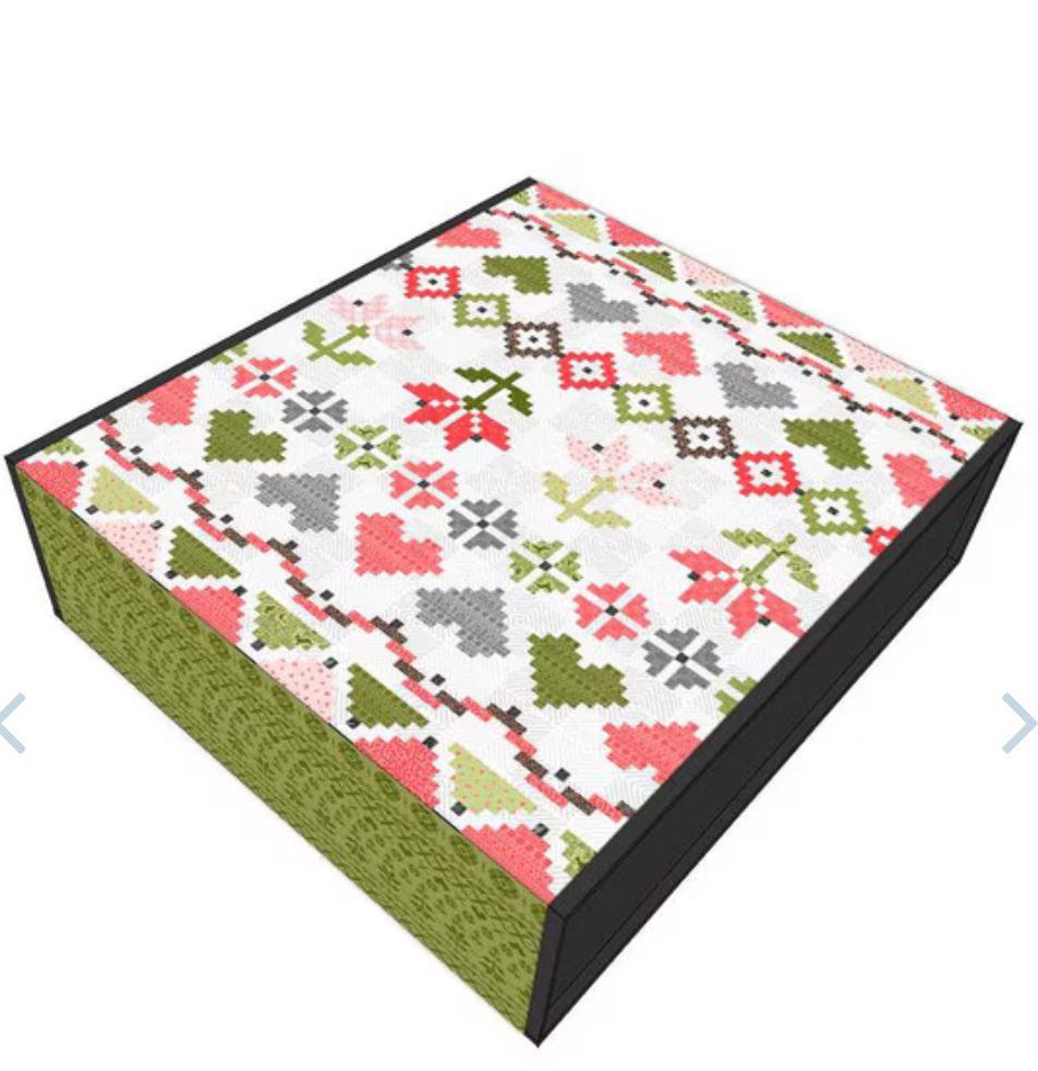 Knitted Row-Along Sew-Along Quilt Boxed Kit