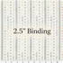 2.5 Edition Handmade Bound Binding  by Art Gallery Studio sold by the yard  SKU# BIN-25100
