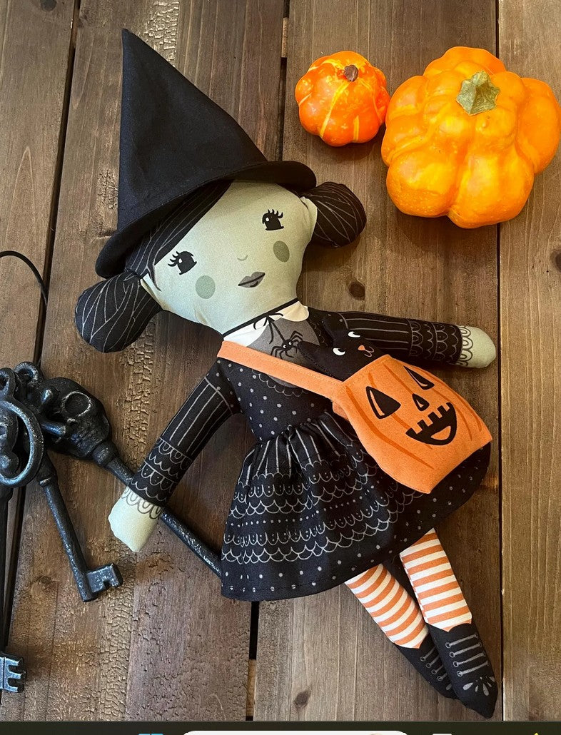 Home Sweet Haunt – Cut & Sew Witch Panel By Stacy Iest Hsu for Moda Fabrics Panel Size: 23" x 42"