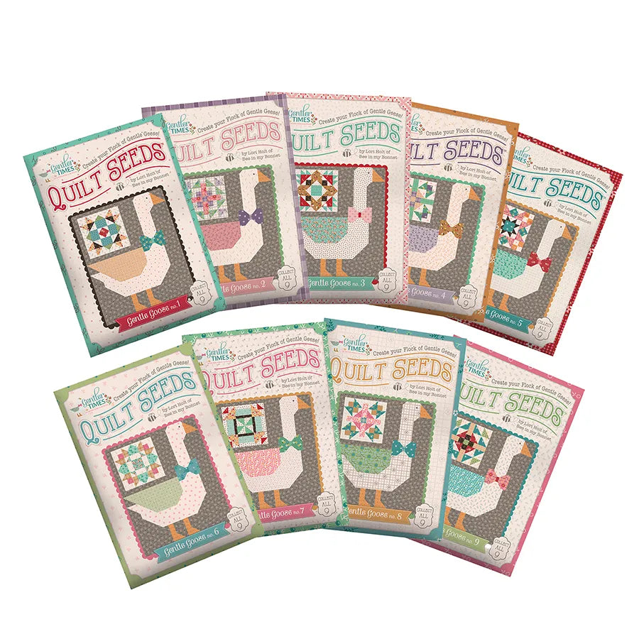 Gentle Times Quilt Seeds Pattern SetLori Holt of Bee in my Bonnet- Set of 9