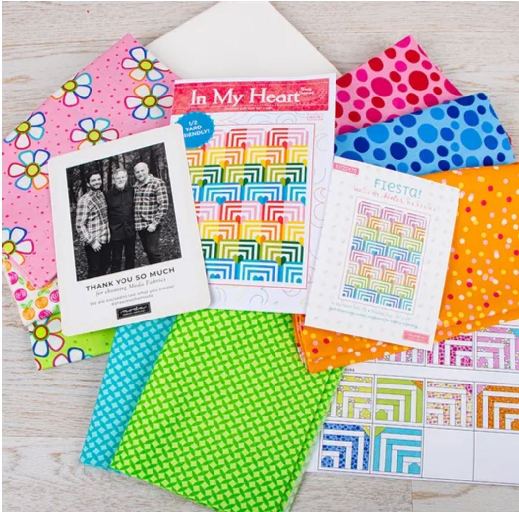 In My Heart Quilt Kit – Featuring Fiesta by Me & My Sister Designs