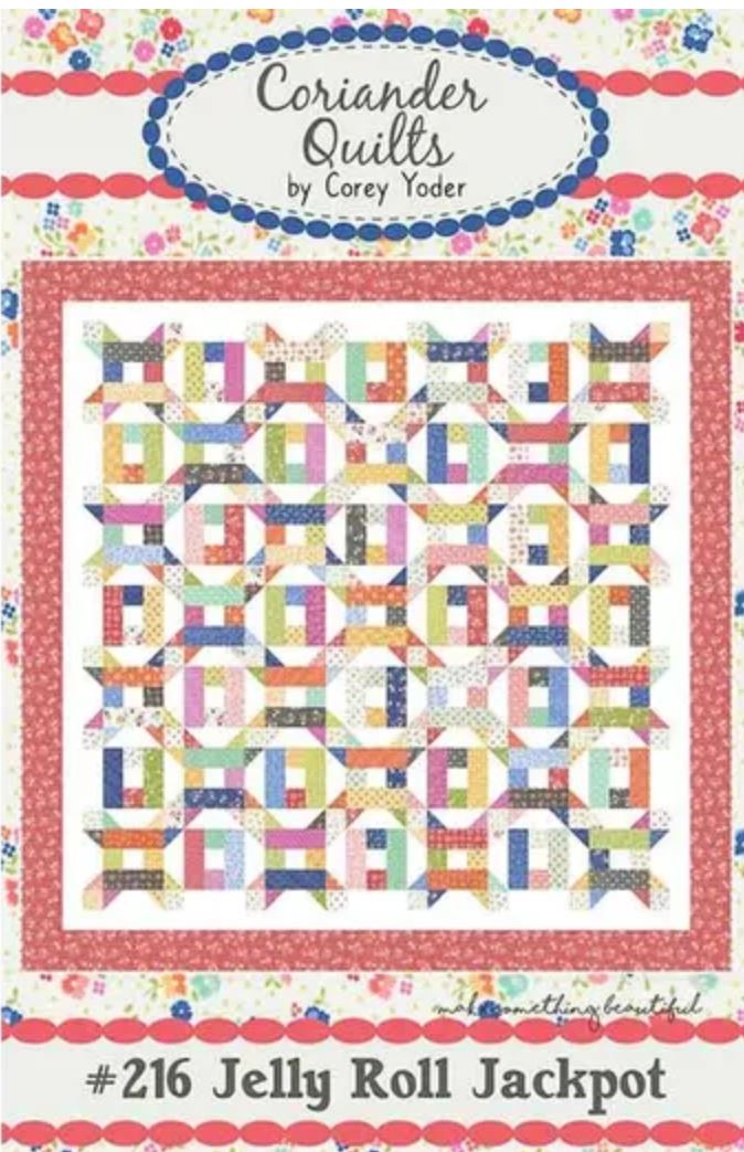 Jelly Roll Jackpot Quilt Pattern – Coriander Quilts