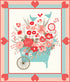 You & Me Panel Boxed Quilt Kit by Sandy Gervais 45.5x53.25