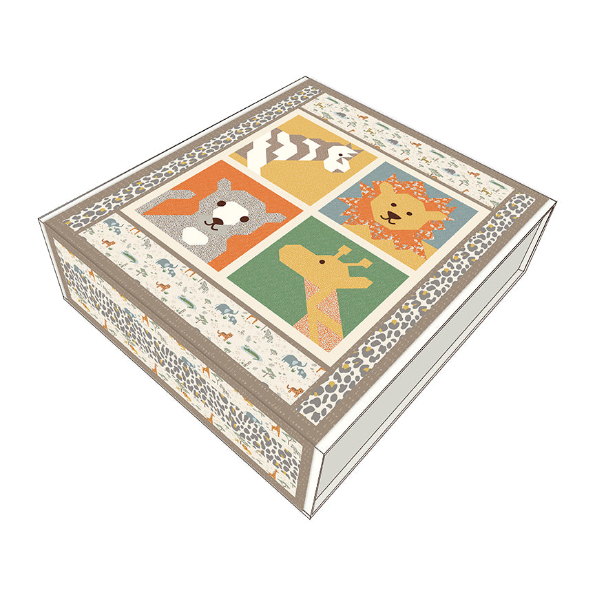 Safari on the Savanna Quilt Kit – Leo & Savannah Collection by Deena Rutter for Riley Blake – Ships March 2026