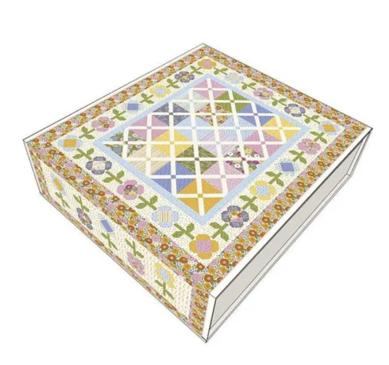 Plaid and Posies Quilt Kit Featuring Little Darlin' by the RBD Designers- Ships November