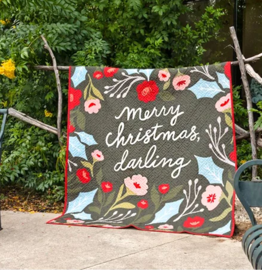 Berry and Pine - Merry Christmas Darling Panel by Lella Boutique- Reserve Now