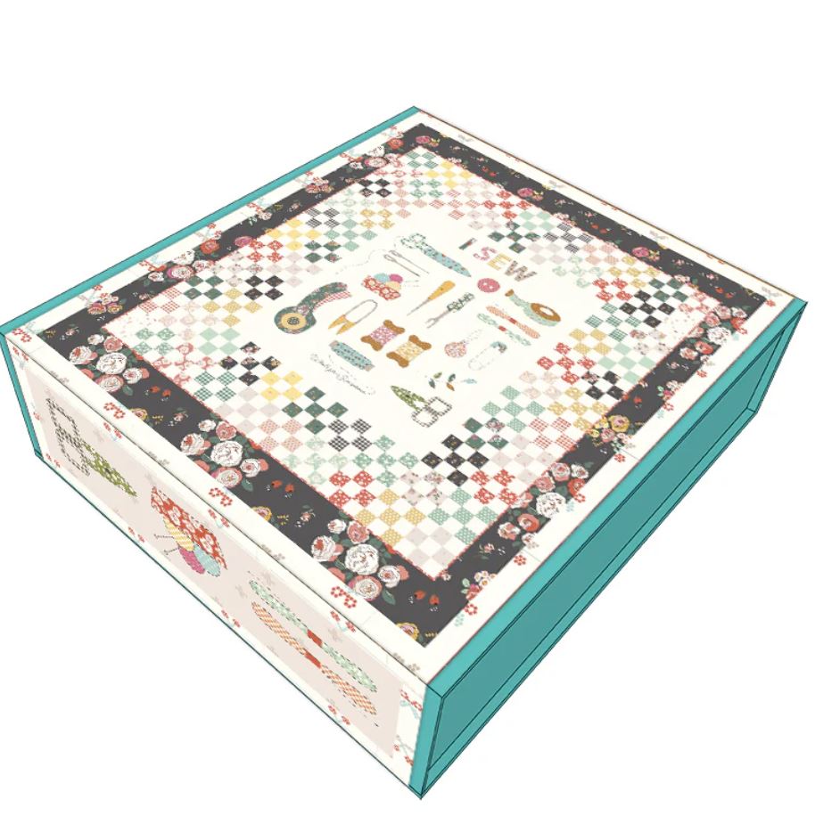 Sunsetridge Sew Panel Boxed Quilt Kit by Minki Kim