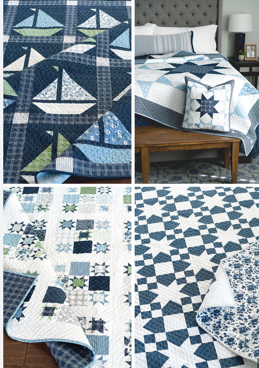 Nantucket Summer Fat Quarter Bundle – Designed by Camille Roskelley