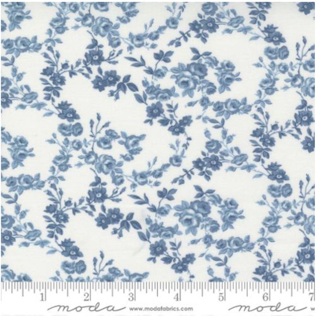 Coming Soon! Nantucket Summer 55263-24 Cream Blue by Camille Roskelley