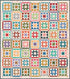 Vice-Versa Quilt Fabric Kit with Pattern Featuring Type-Ography by Lori Holt of Bee in my Bonnet 74.5" x 84.5"