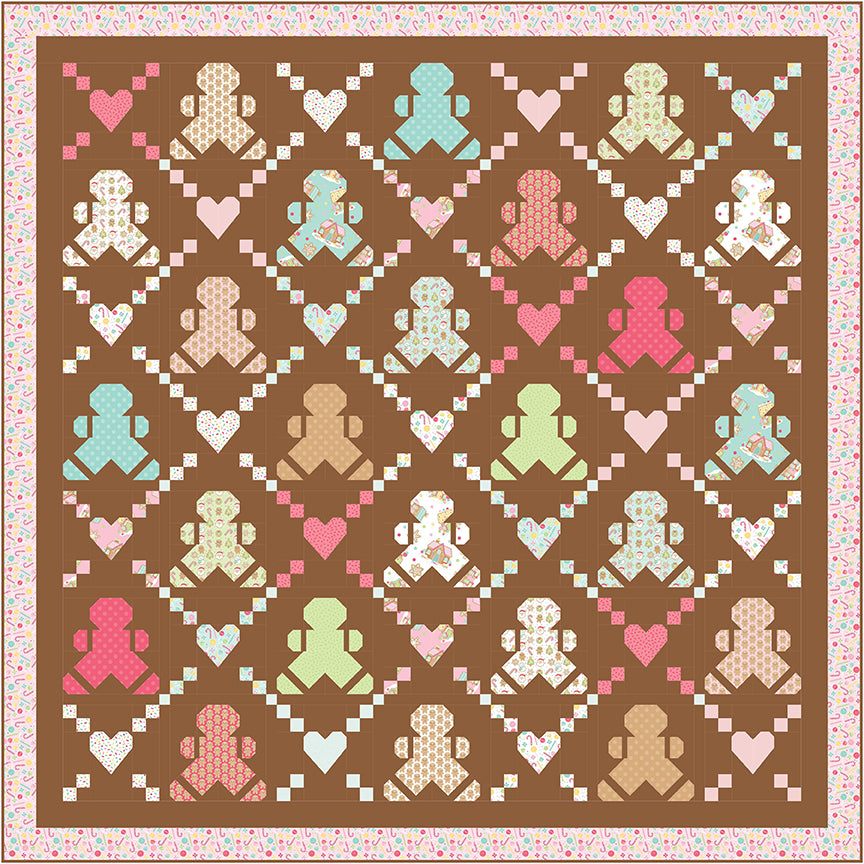 Reserve Now -Gingerbread Kisses Fat Quarter Bundle