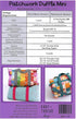 Patchwork Duffle Mini Sewing Pattern – Stylish & Functional for Any Trip!