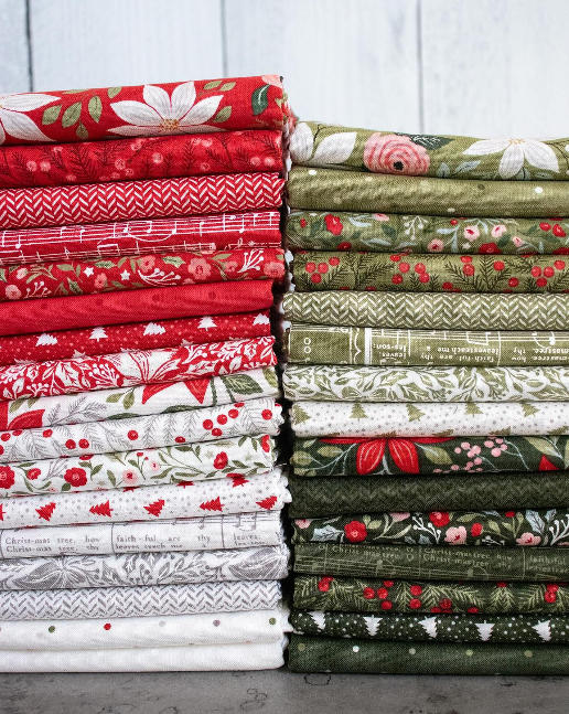 Persnickety Quilt Kit –Reimagined in Berry & Pine by Lella Boutique for Moda 64.5x76.5