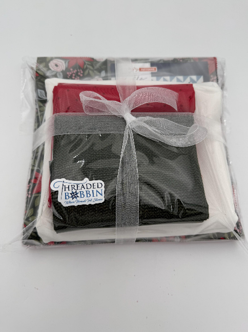 Persnickety Quilt Kit –Reimagined in Berry & Pine by Lella Boutique for Moda 64.5x76.5