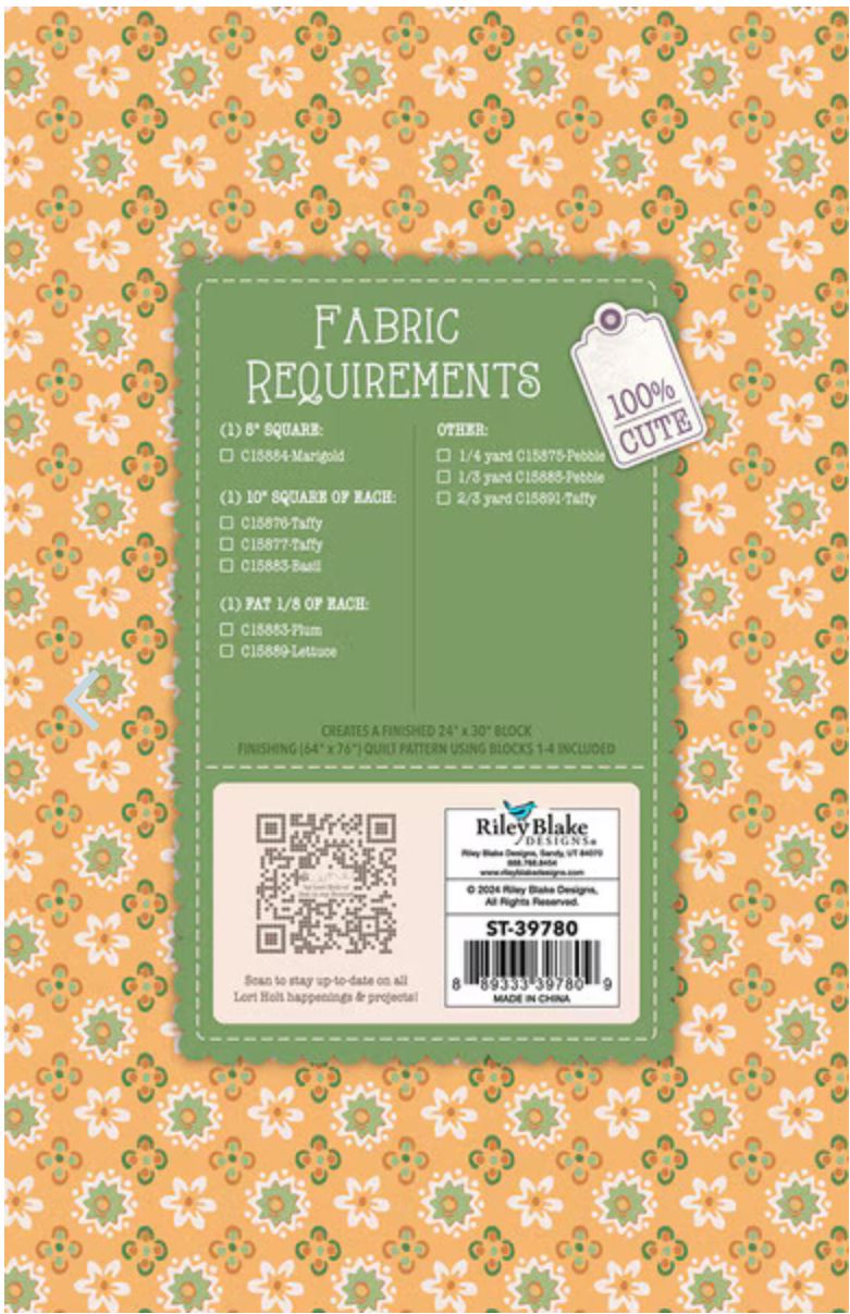 Prairie Flower Quilt Seeds™ - Complete 6-Pattern Set